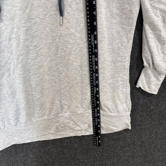 Fabletics Tatiana Hoodie Dress Women's Small Gray Oversized Drawstring Soft - Picture 4 of 8